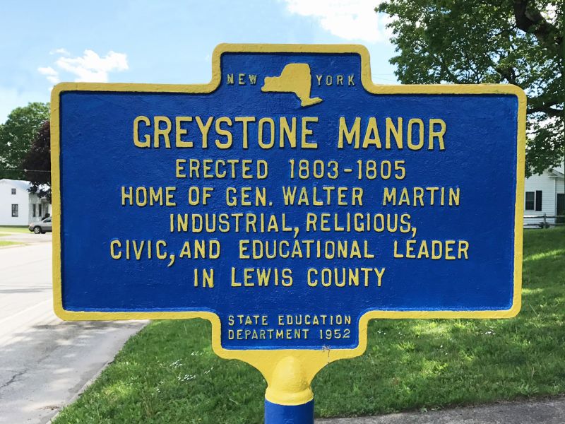 Greystone Manor Historic Roadside Marker