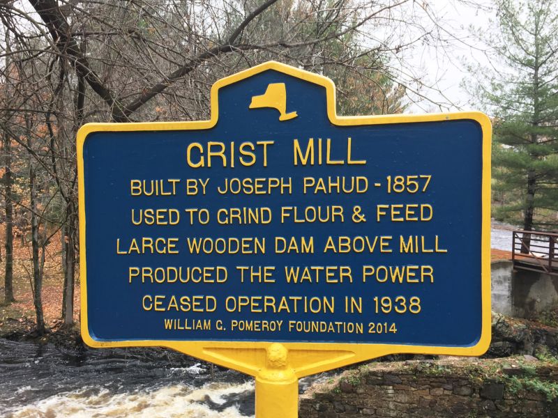 Crist Mill Historic Roadside Marker