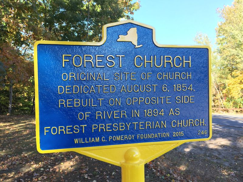 Forest Church Historic Roadside Marker