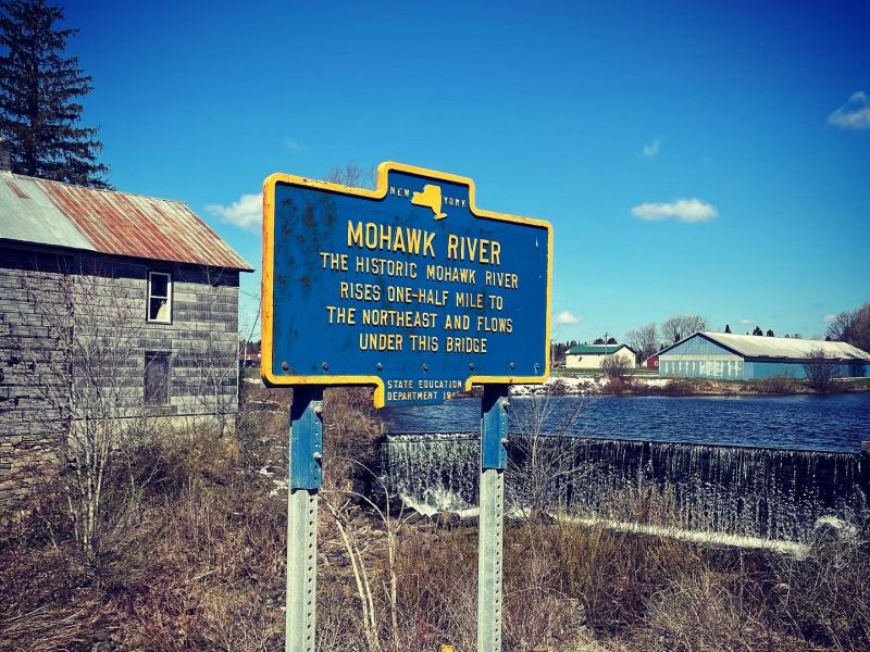 Mohawk River Historic Roadside Marker