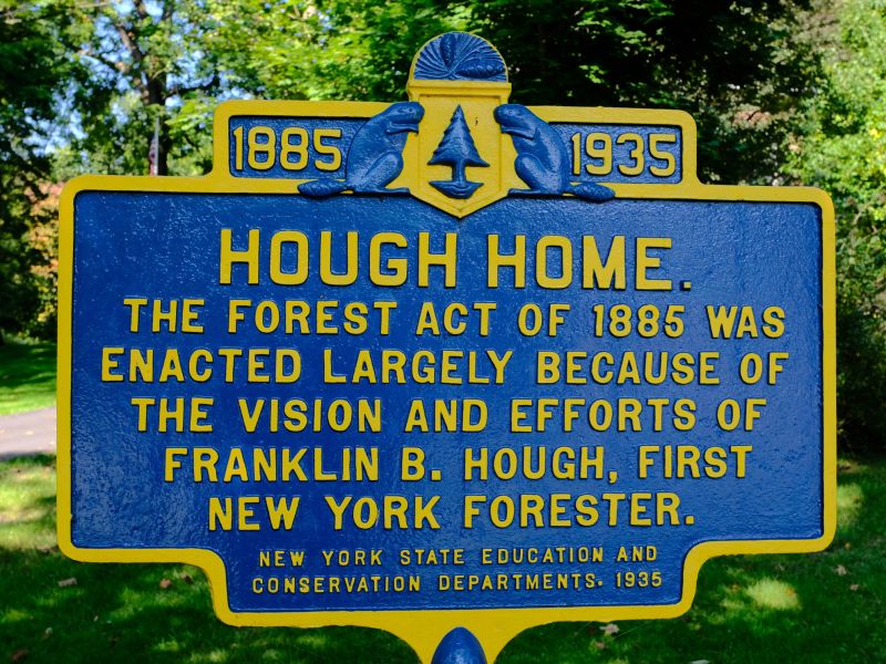 Hough Home Historic Roadside Marker