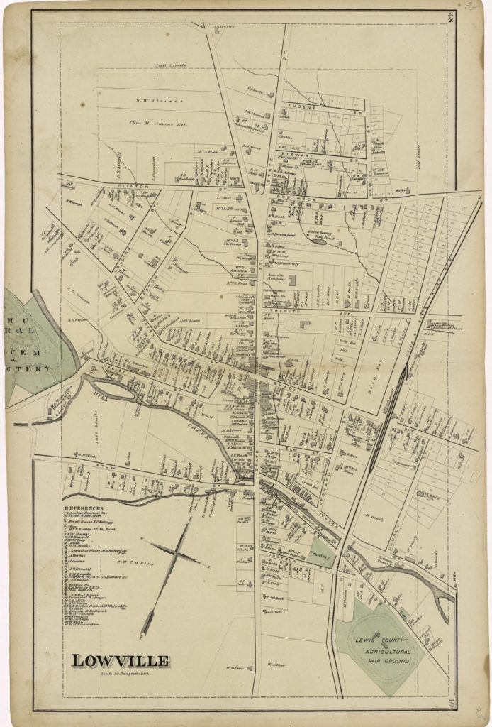 Lowville Historic Map